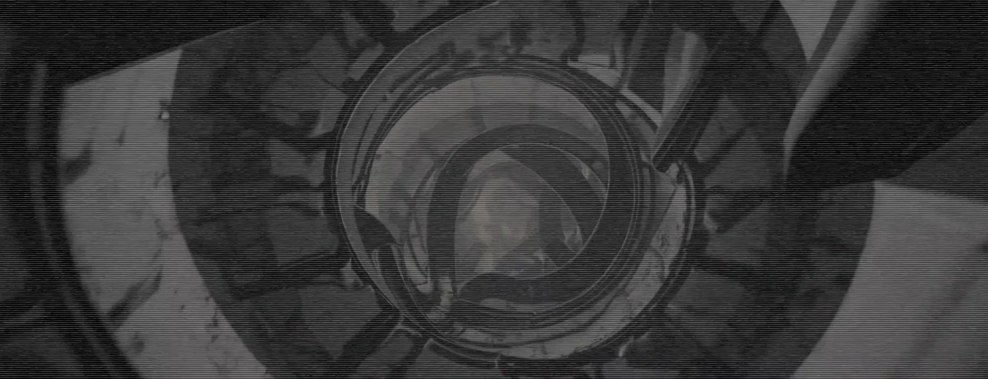 Screen content: a spiral descending into the depths